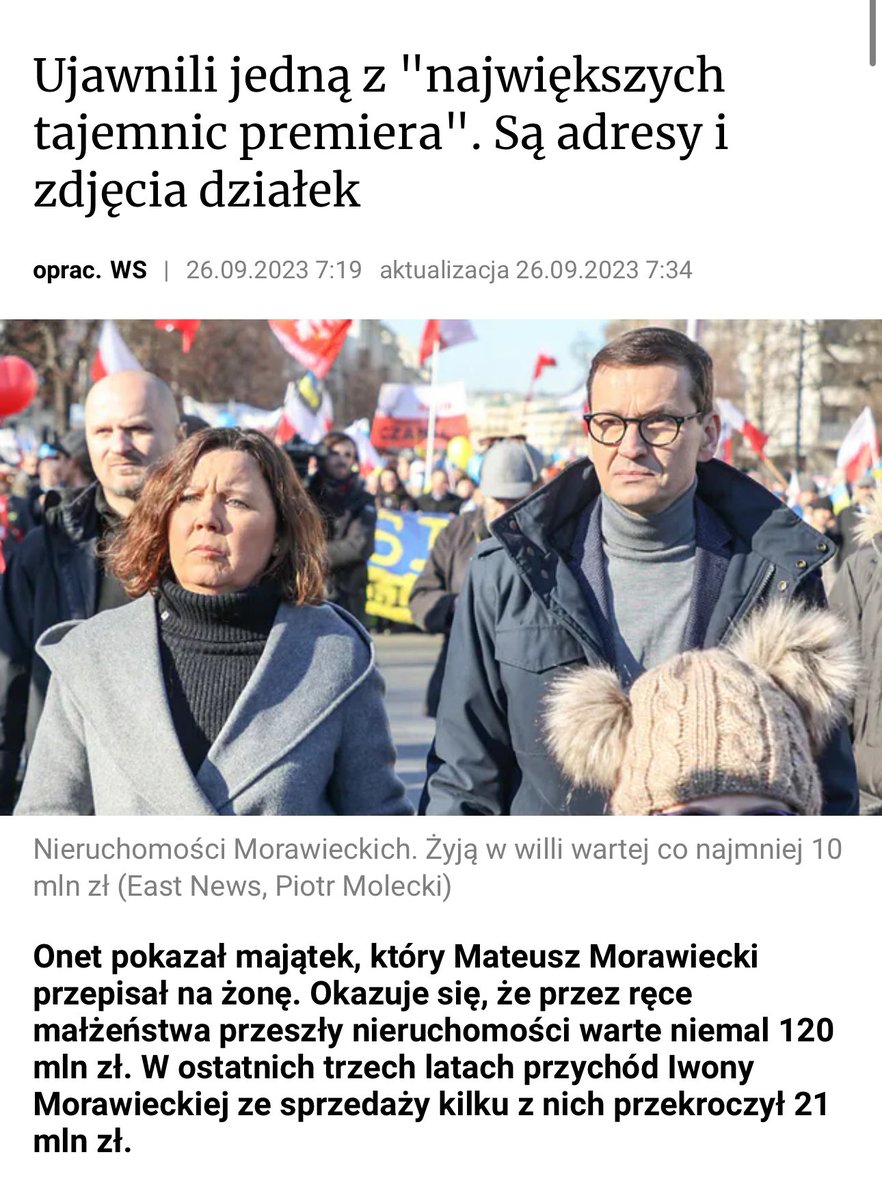 @MorawieckiM Napisał biedny działkowicz 🙃