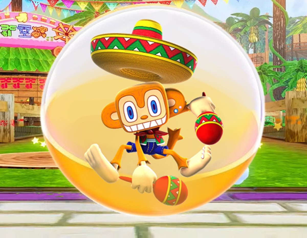 WolfShade12's tweet image. SEGA please, I&apos;m begging you, put the monkey in the ball!!!

#SambaDeAmigo #SuperMonkeyBall