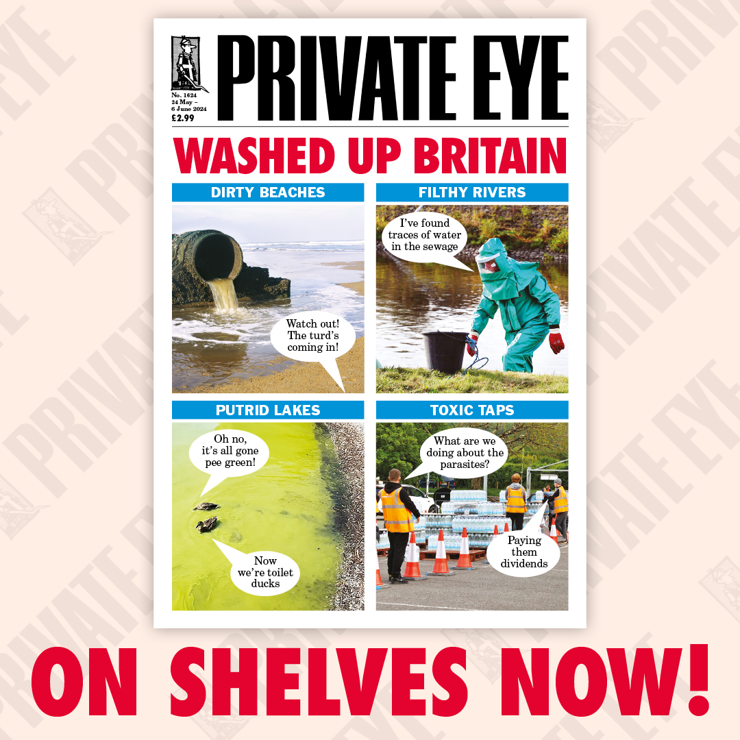 Washed up Britain. The new Private Eye is out now.