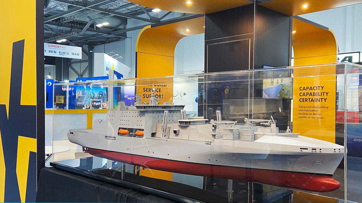 Good to see @HarlandWolffplc at #CNE2024 Reports of their difficulties have been greatly exaggerated @thetimes Workforce generation and facilities development for the Fleet Solid Support ship programme are on track and they are ready to cut first steel in March 2025 as