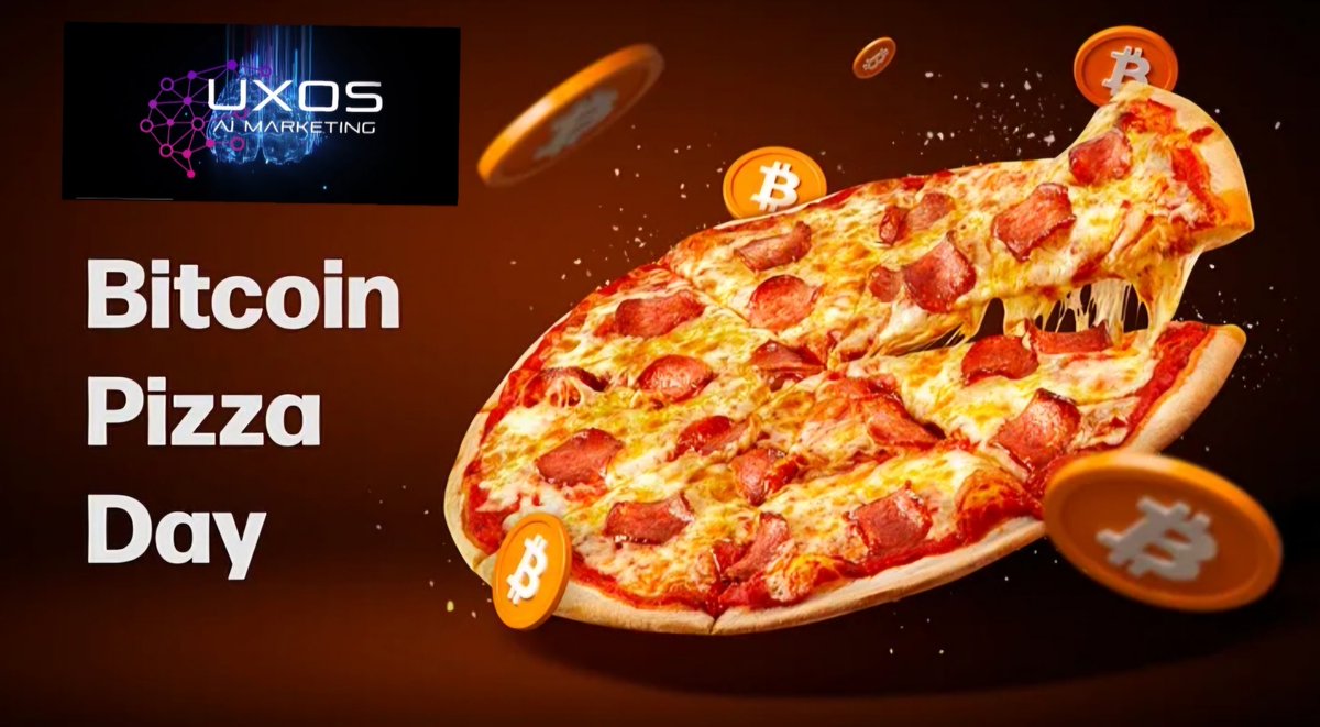 UXOS AI wishes everyone HAPPY Pizza Day! 13 years ago, a man from Florida,  Laszlo Hanyecz bought 2 pizzas for 10,000 #Bitcoin . Today, those pizzas  would be valued at $700 million.