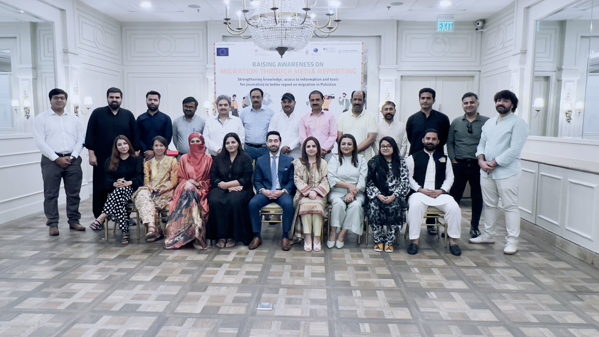 Feeling positive and enthusiastic about the opportunity to share awareness on migration issues in the special journalist program organized by the International Centre for Migration Policy Development (ICMPD) in Lahore and Peshawar.  
#Migration #Journalism #ICMPD #EthicalReportin