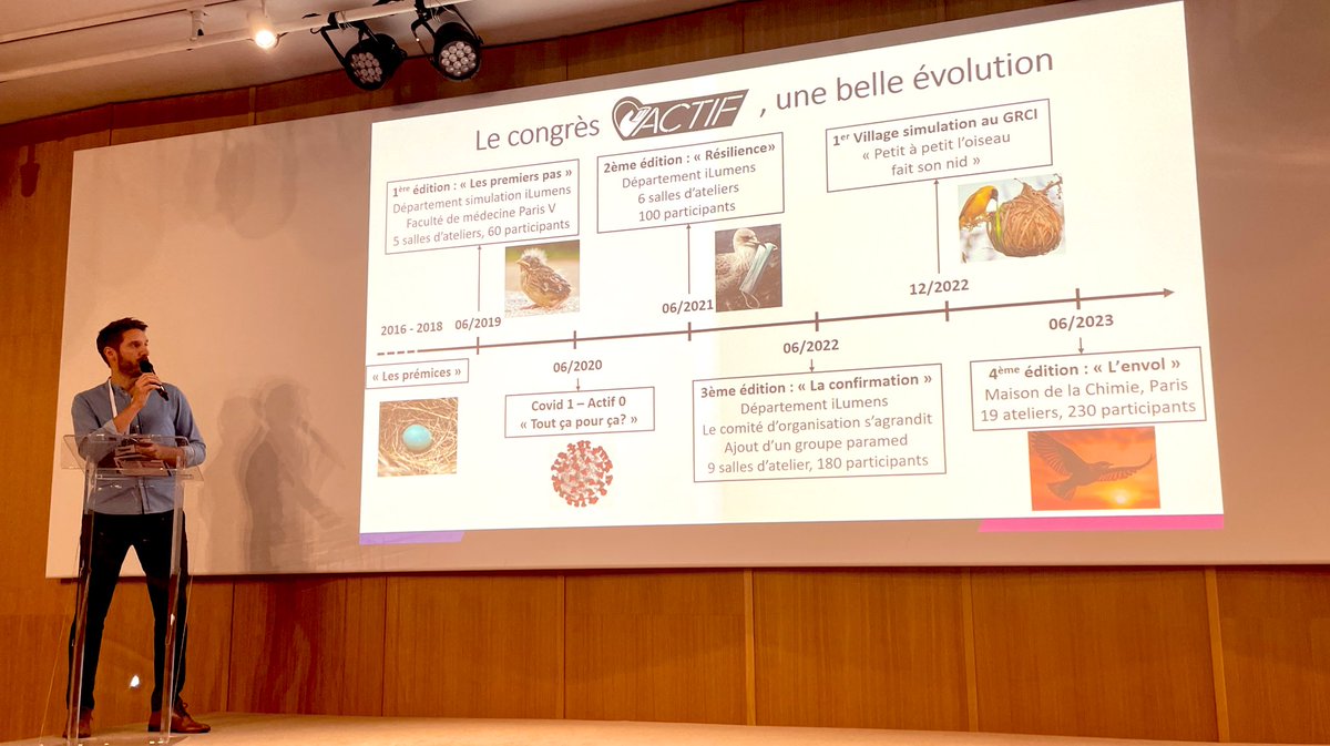 🎉 #ACTIF2024 c'est parti ! 🚀 4 parcours : Advanced, DJ Junior, DJ Senior, Paramed. La simulation au cœur de l'éducation. Deux jours d'échanges, 27 ateliers, 11 salles. Soyez prêts pour une expérience immersive ! #SimulationEducation #Innovation #Formation