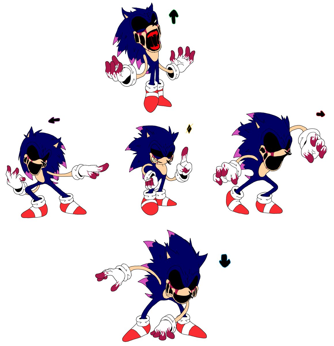 YCR with Mad variants as an Extra #sonicexefnf #sonicexe #execommunity