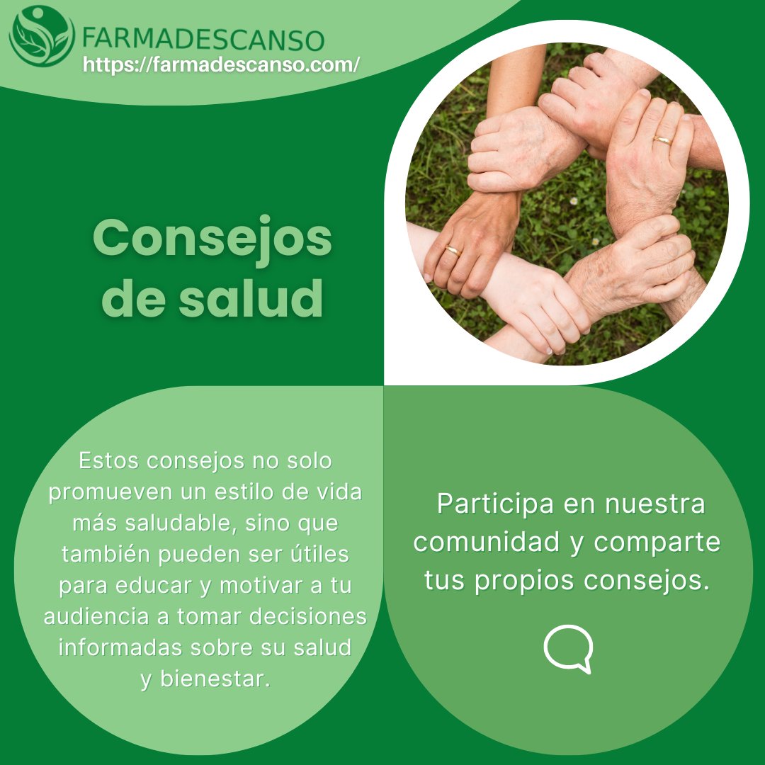 DescansoFarma's tweet photo. Consejos de salud que nos unen. Participa en nuestra comunidad y comparte tus propios tips. https://t.co/Wlby3ZKKZc