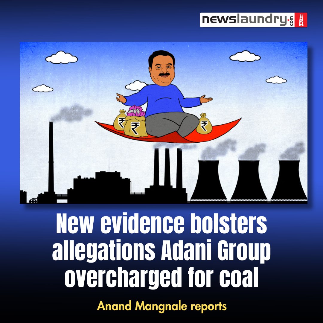 🚨 BIG STORY!

Documents obtained by <a href="/OCCRP/">Organized Crime and Corruption Reporting Project</a> and shared with the <a href="/FT/">Financial Times</a> reveal that at least 25 shipments were originally priced as low-quality coal but ultimately sold by #Adani to the local state power company for triple the cost.

<a href="/FightAnand/">Anand Mangnale</a> reports: newslaundry.com/2024/05/22/new…