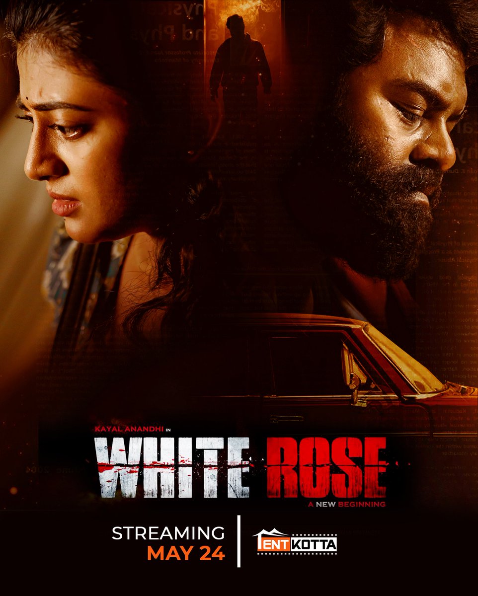 OTT Trackers (@ott_trackers) on Twitter photo #WhiteRose Streaming from May 24 on <a href="/Tentkotta/">Tentkotta</a>
<a href="/anandhiactress/">Anandhi (kayal)</a> @vijjith1 <a href="/studio9_suresh/">RK SURESH</a> @dirrajshekar <a href="/udhayramakrish2/">@hariuthraa</a> <a href="/NewMusicIndia/">New Music</a>
#OTT_Trackers #WhiteRose Streaming from May 24 on <a href="/Tentkotta/">Tentkotta</a>
<a href="/anandhiactress/">Anandhi (kayal)</a> @vijjith1 <a href="/studio9_suresh/">RK SURESH</a> @dirrajshekar <a href="/udhayramakrish2/">@hariuthraa</a> <a href="/NewMusicIndia/">New Music</a>
#OTT_Trackers