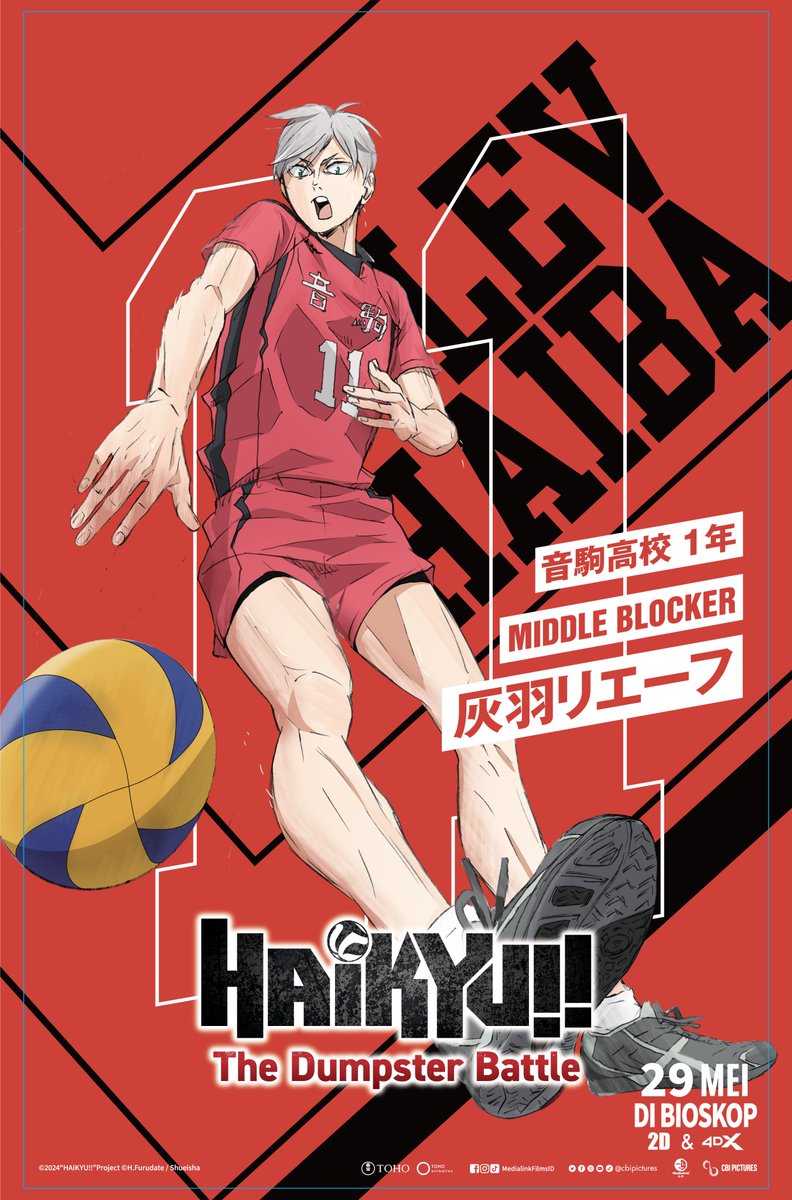 CGV_ID's tweet photo. Ayo kenalan dengan Tim Nekoma!

<HAIKYU!! THE DUMPSTER BATTLE> tayang di CGV mulai 29 Mei.

#SemuaSerudiCGV https://t.co/bgnj3Lrzod