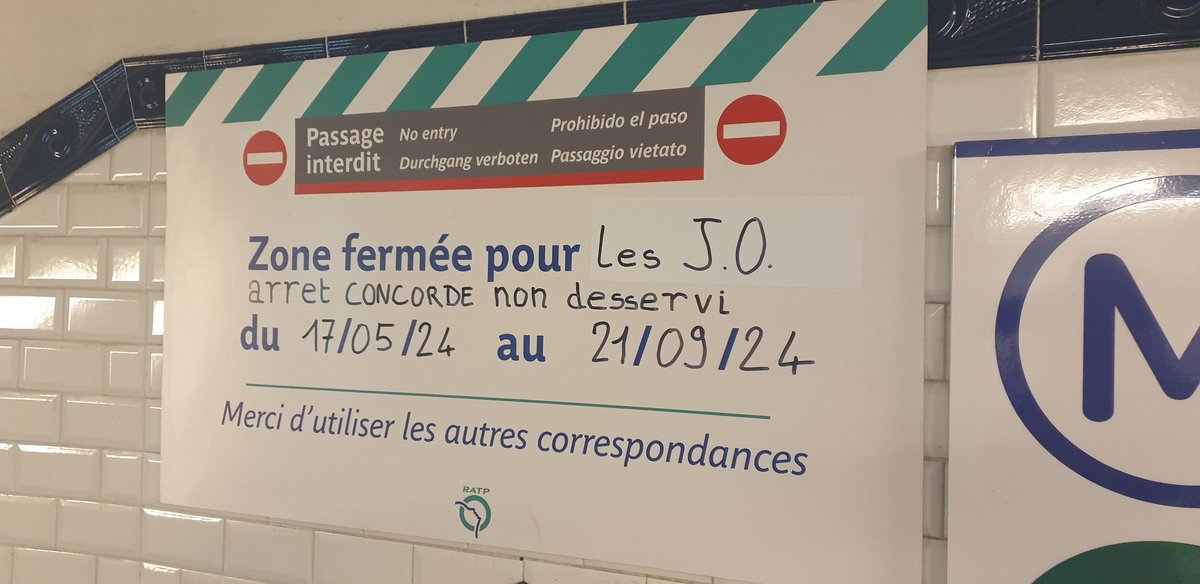 Et maintenant débrouillez-vous pour aller bosser ! Que la fête commence... #JOParis2024