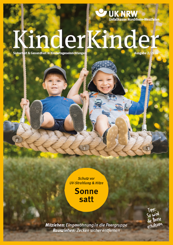 In der aktuellen Ausgabe unseres Magazins #KinderKinder beleuchten wir wieder zahlreiche Themen rund um die Themen Sicherheit und Gesundheit. Kitas in #NRW erhalten das Magazin jetzt kostenlos per Post. Wer direkt loslesen möchte kann das hier tun: kinderkinder.dguv.de