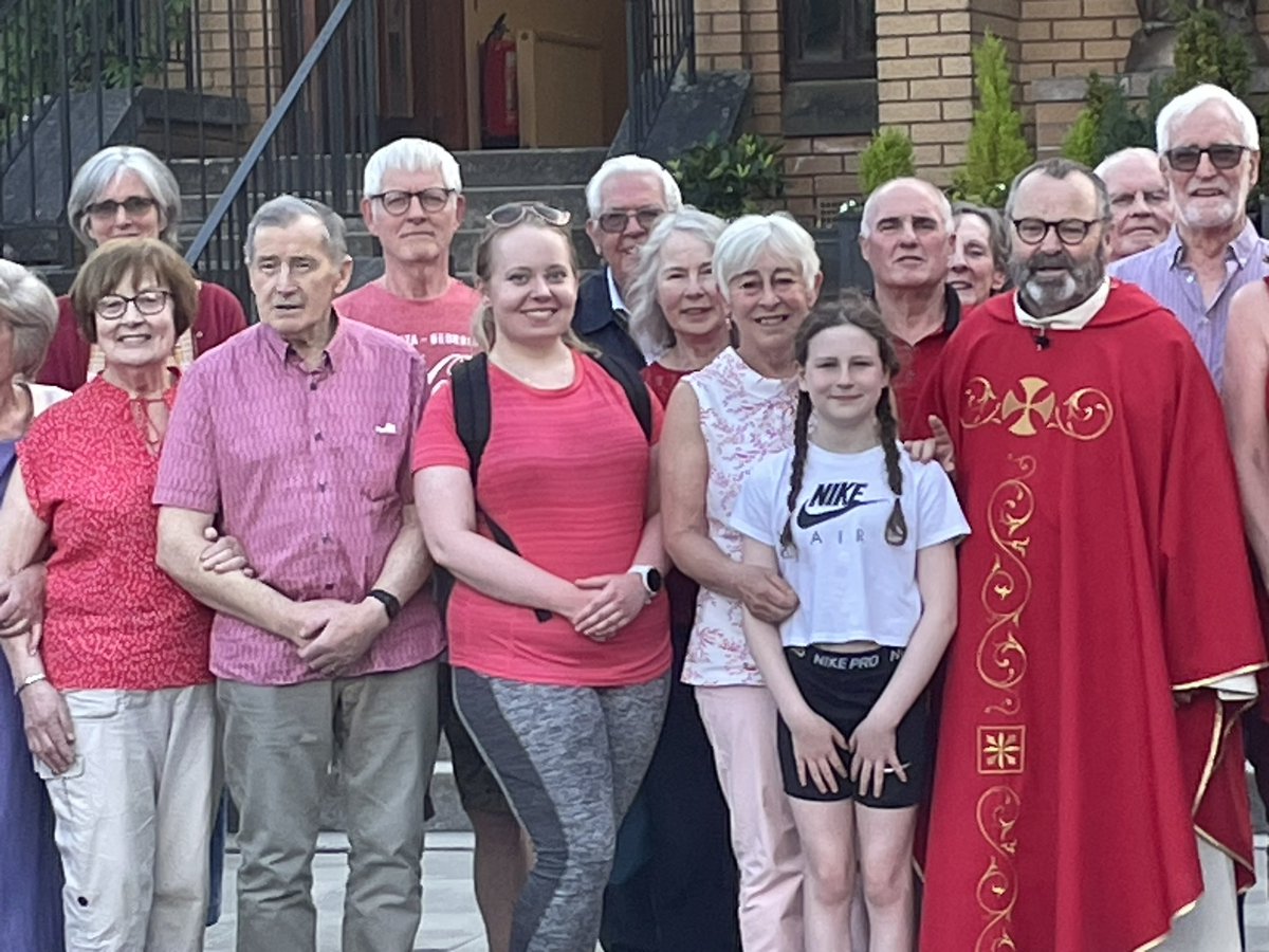 Getting into “the (Holy) Spirit” by wearing something red for Pentecost- thanks to everyone who remembered!