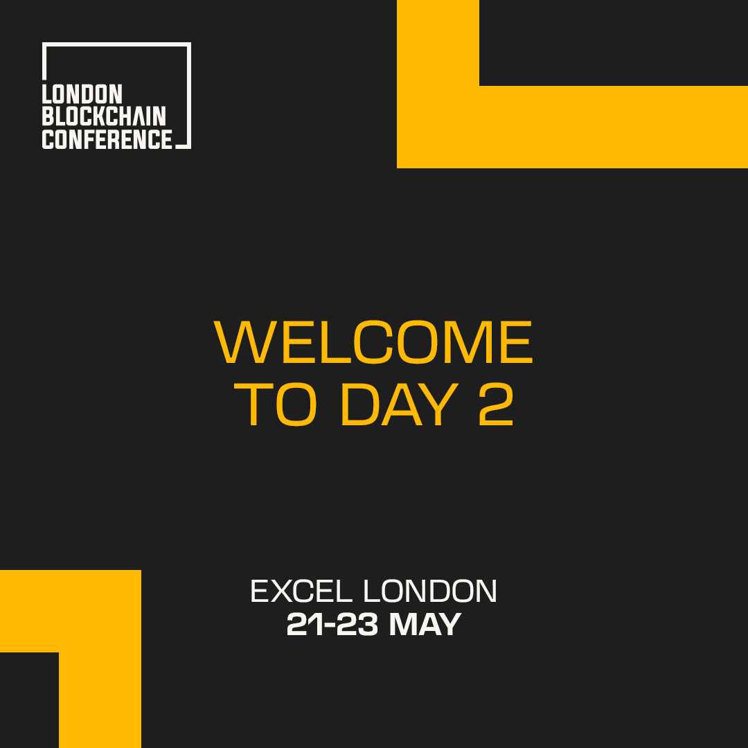Things are heating up as we enter Day Two of #LDNBlockchain24! Don’t miss our special fireside chat with Steven Bartlett at 9:15 AM. 

Get ready for another day of inspiring discussions!