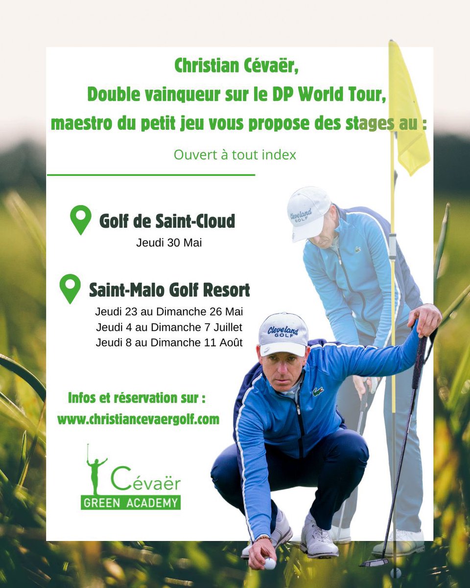 Please ! improve !! Progressez 😉Infos &amp; reservation pour vos progrès de petit jeu ⛳️🎯👏🏼 sur mon site christiancevaergolf.com
