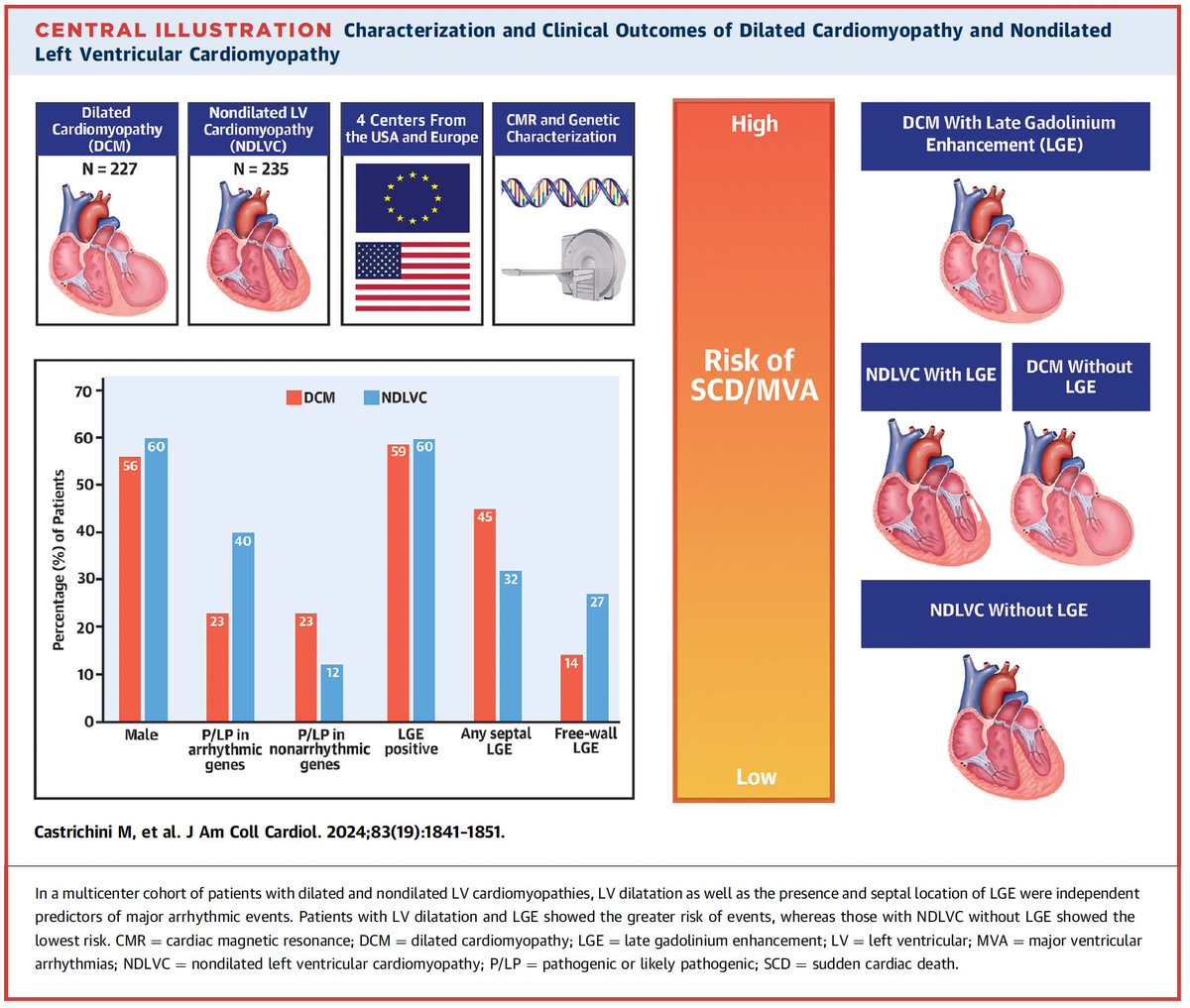 Emanuele Monda (@mondaemanuele) on Twitter photo Magnetic Resonance Imaging Characterization and Clinical Outcomes of Dilated and Arrhythmogenic Left Ventricular Cardiomyopathies
<a href="/JACCJournals/">JACC Journals</a>
jacc.org/doi/10.1016/j.… Magnetic Resonance Imaging Characterization and Clinical Outcomes of Dilated and Arrhythmogenic Left Ventricular Cardiomyopathies
<a href="/JACCJournals/">JACC Journals</a>
jacc.org/doi/10.1016/j.…