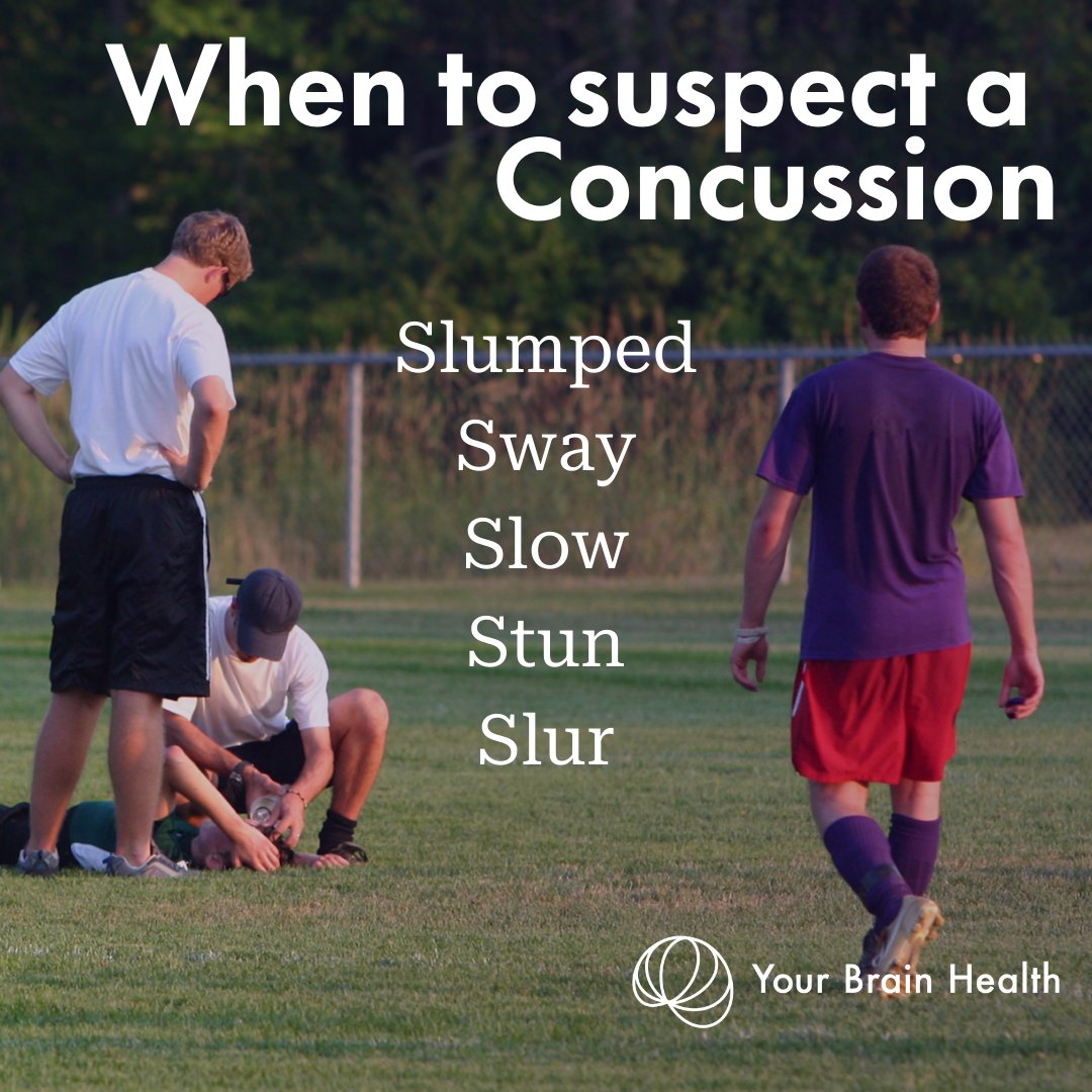 Concussions can be induced by direct or indirect forces to the head or body, and may appear in many guises, as in the case of whiplash injuries. So always remember 'The Big Five' objective symptoms: If in doubt, sit them out. A thread 🧵