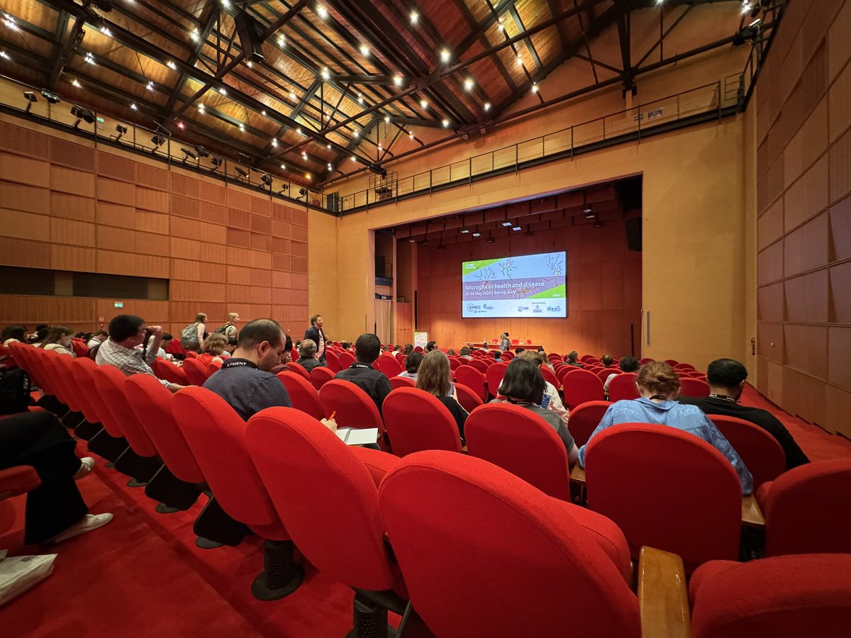JillianEJCox's tweet photo. Very honored and excited to attend the @EMBO workshop on #Microglia in health and disease in Genoa, Italy! I look forward to learning the latest research in this field and presenting data from the @OcanasSR lab! https://t.co/0UZvyEScdW