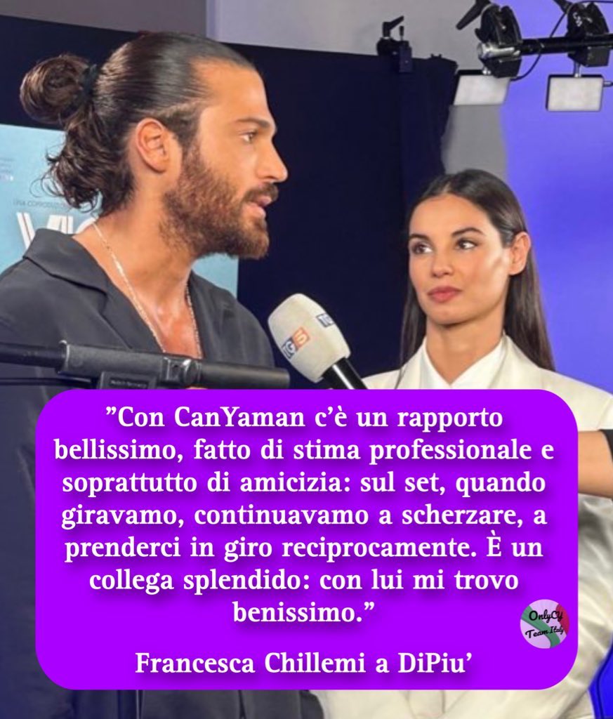 #FrancescaChillemi al settimanale DiPiu' ⬇️ Nulla da aggiungere. #CanYaman #ViolaComeIlMare2 #OnlyCanYamanTeamItaly