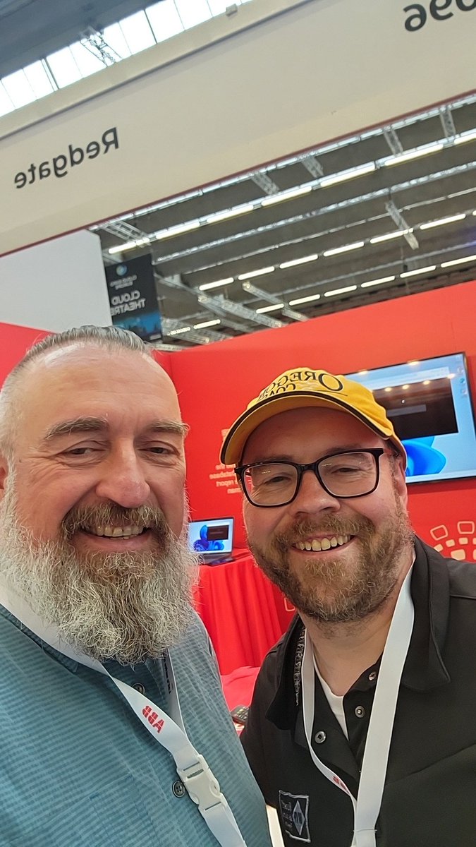 I managed to get in and immediately found @FrankGeisler, or he found me. We are ready for the @CloudExpoEurope and our discussion of database provisioning in the cloud.