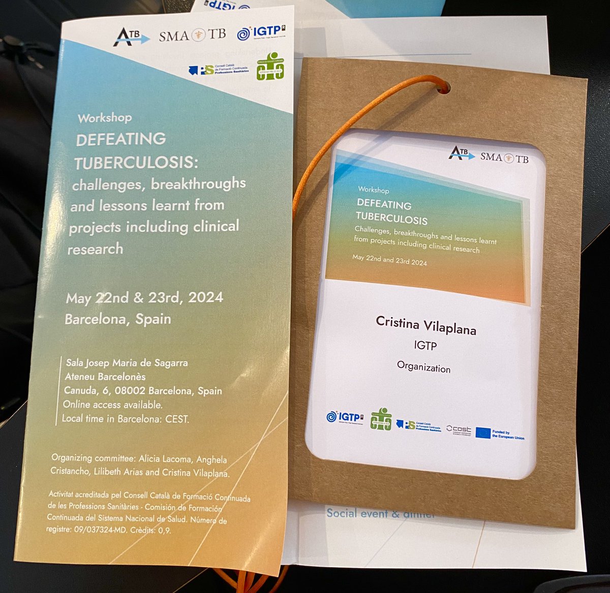 smatbproject (@smatbproject) on Twitter photo We’re deeply concerned about the climate crisis, so we’re using sustainable, non-plastic badge holders for our <a href="/smatbproject/">smatbproject</a> & <a href="/ADVANCE_TB/">ADVANCE-TB</a> joint workshop. Small actions can make a big difference! The beautiful design for the workshop image was developed by <a href="/Raquel_VillarH/">Raquel VH</a> We’re deeply concerned about the climate crisis, so we’re using sustainable, non-plastic badge holders for our <a href="/smatbproject/">smatbproject</a> & <a href="/ADVANCE_TB/">ADVANCE-TB</a> joint workshop. Small actions can make a big difference! The beautiful design for the workshop image was developed by <a href="/Raquel_VillarH/">Raquel VH</a>
