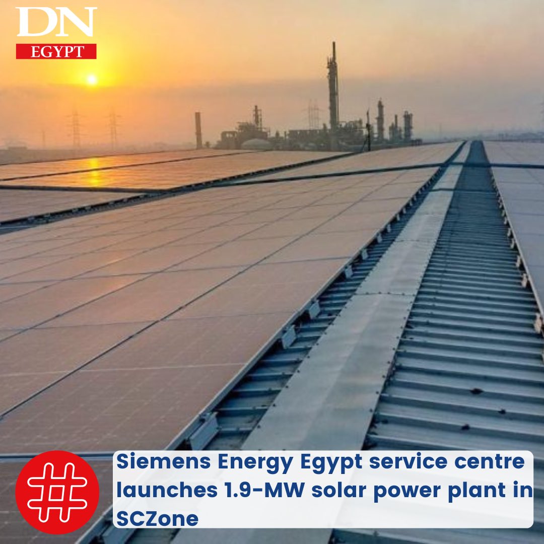 -@SiemensEnergyME Egypt service centre launches 1.9-MW solar power plant in SCZone Read more: shorturl.at/jJdyl