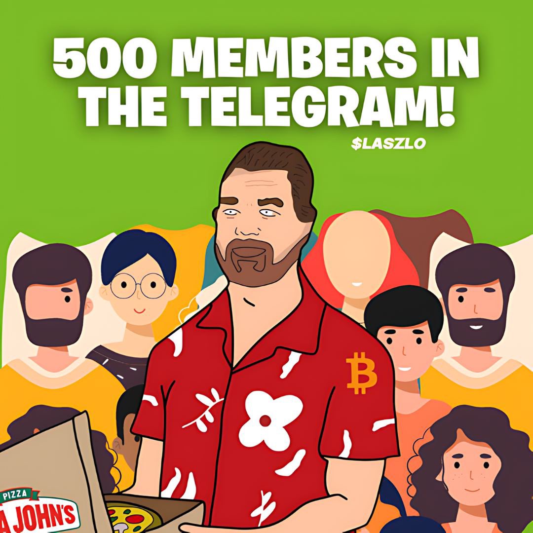 500 MEMBERS IN 5 HOURS

AND NOW ITS #BITCOINPIZZADAY 

LFGGGGGG

ALL NEW MEMBERS GRAB A SLICE OF PIZZA