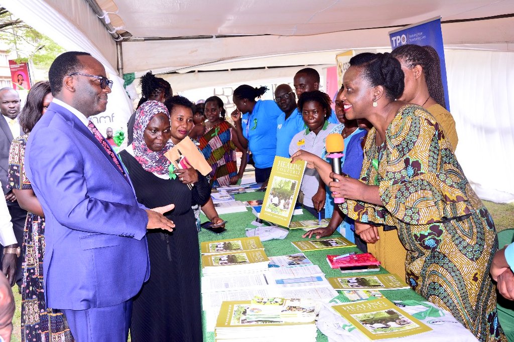 TpoUg's tweet photo. #30YearsofTPOUg Day2 of Mental health camp at @Parliament_Ug gardens was graced by Hon. @MathiasMpuuga representing Speaker @AnitahAmong He underscored the need to mainstream mental health into all sectors as means to reduce the growing number of mental health cases #mentalhealth https://t.co/UdHEVBcoCK