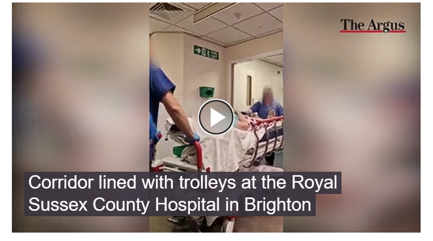 The problems in A&E are not caused there - they are the product of pressures across the wider NHS [and social care] system; where there are so many patients who are medically ready to leave A&E, but currently have nowhere safe to go. Article @brightonargus theargus.co.uk/news/24331991.…
