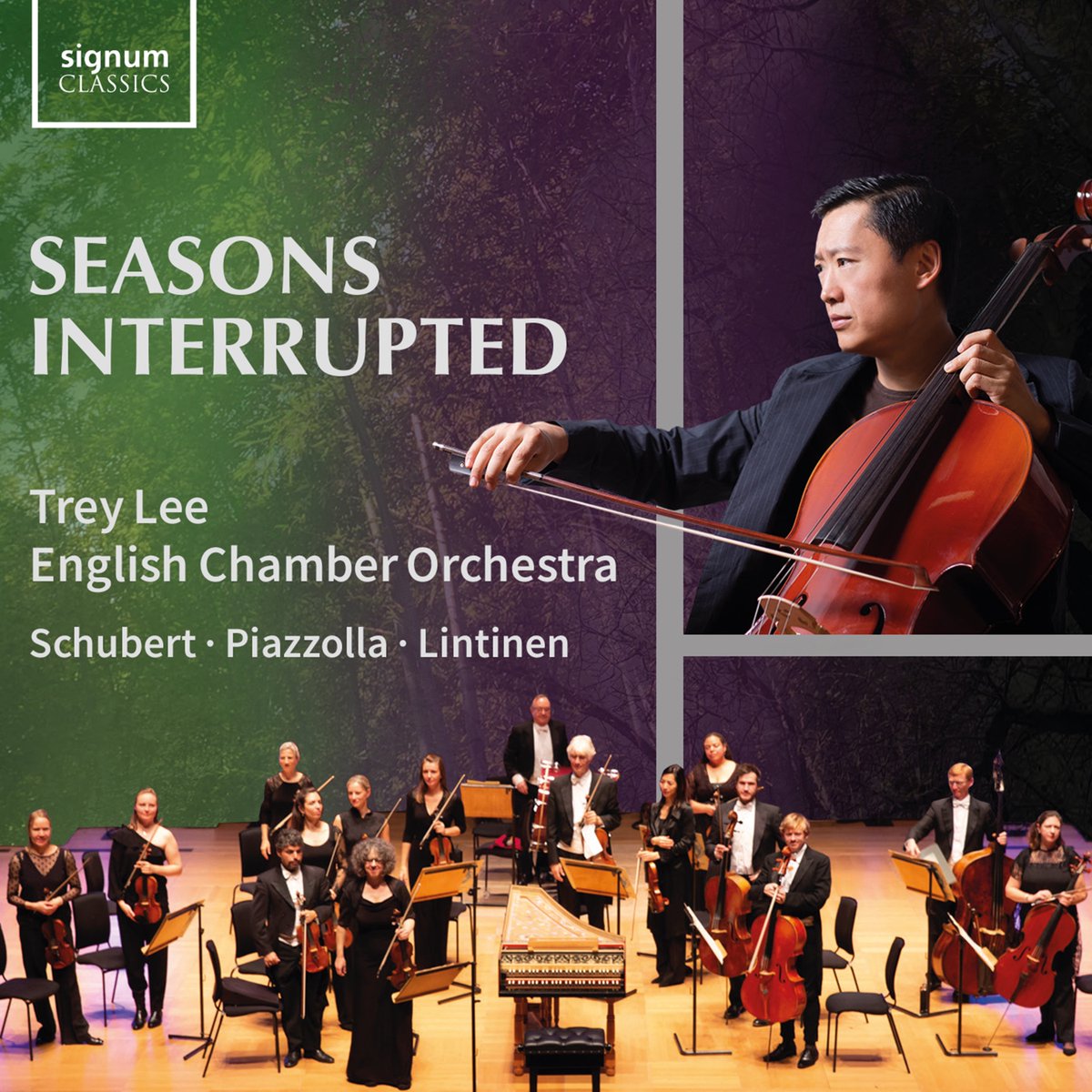 The effects of climate change, expressed through music. 

Cellist Trey Lee is joined by the <a href="/ECOrchestra/">English Chamber Orch</a> for this expressive album, telling the story of our seasons: apple.co/SeasonsInterru…