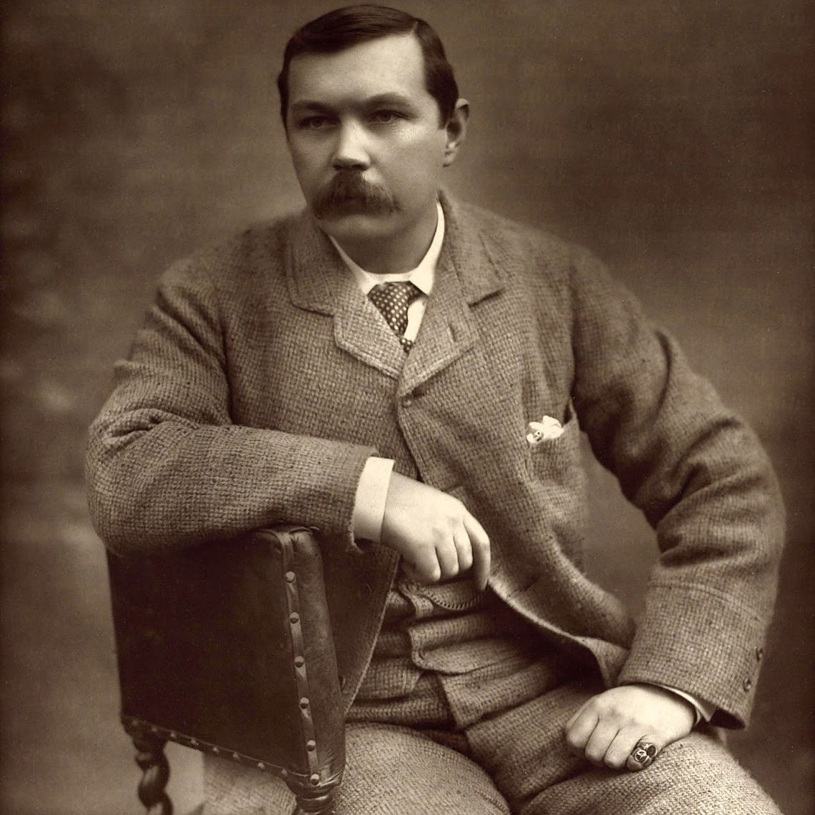 'When the impossible has been eliminated, all that remains no matter how improbable is possible.' -- British writer & physician Sir #ArthurConanDoyle, born OTD in Edinburgh, Scotland (1859-1930). His #SherlockHolmes stories are milestones in the field of crime fiction. R.I.P.