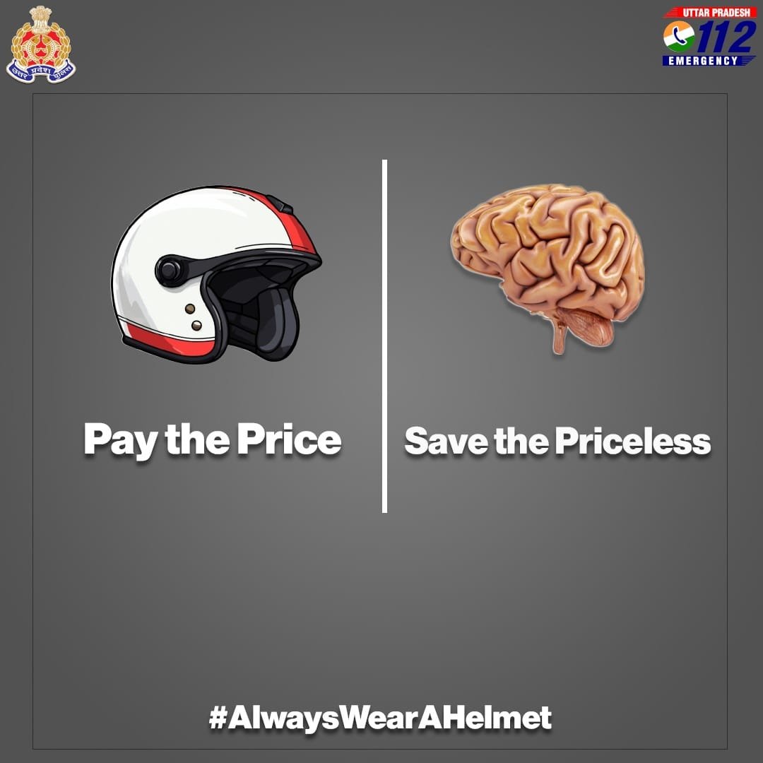 Protect what’s priceless 🧠 #AlwaysWearAHelmet #RoadSafety #TrafficRules