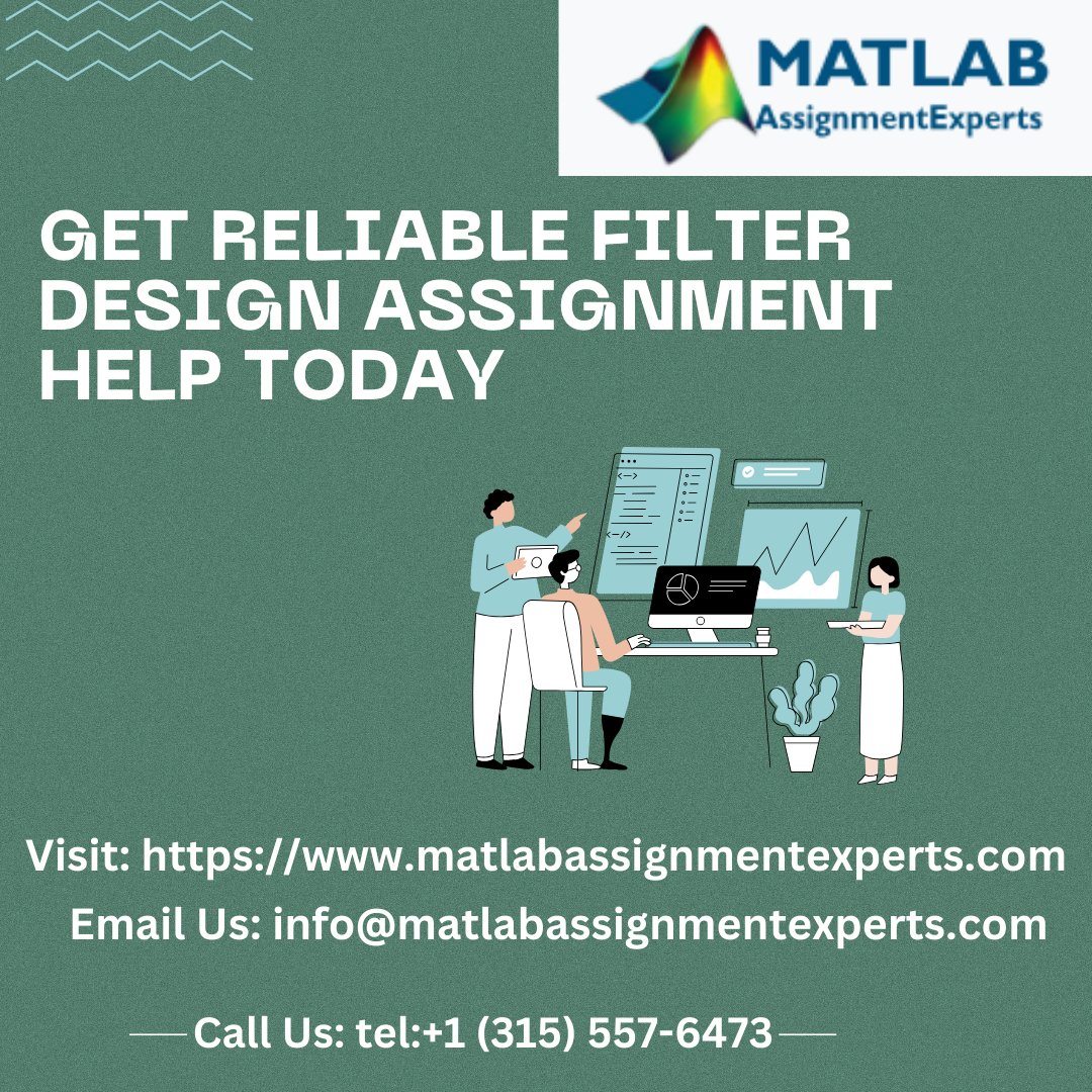 erikabaker709's tweet image. 🌟 Need someone to help you complete your filter design assignment? Matlabassignmentexperts.com ensures your satisfaction with guarantees, transparent terms, and referral rewards. Just ask our satisfied customers - their testimonials speak volumes! 💡 #FilterDesign #AssignmentHelp