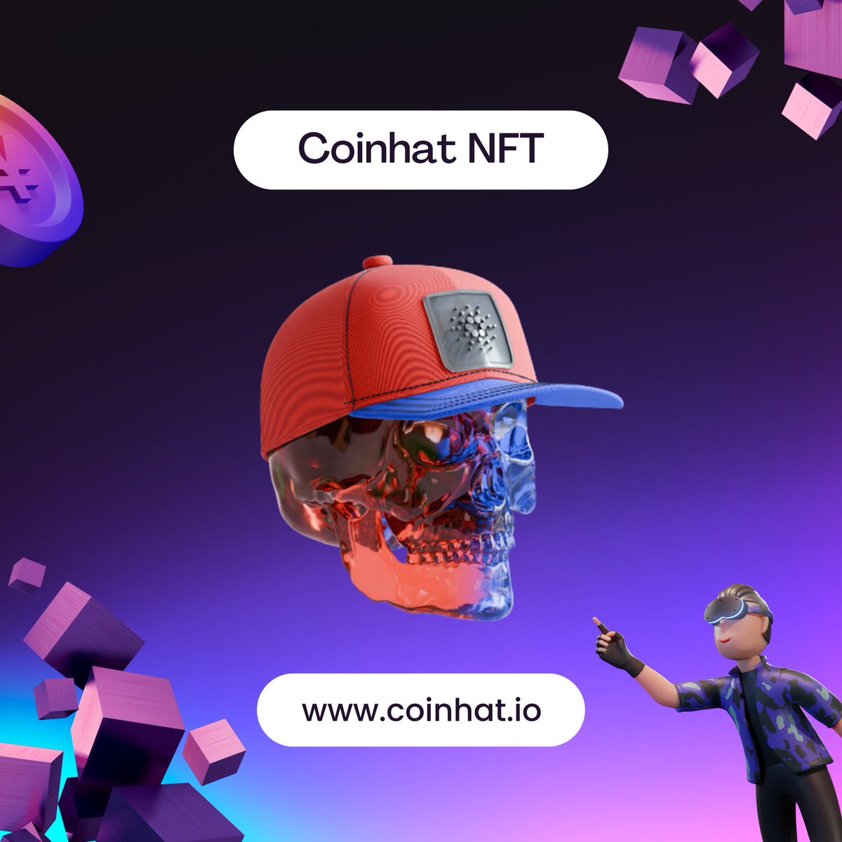 🔥 Limited Edition - Only 5000 Pieces!
🎨 Unique Digital Artworks
🚀 Available NOW on OpenSea

opensea.io/collection/coi…

#CoinHatNFT #NFTDrop #DigitalArt #CryptoCollectibles #LimitedEdition #OpenSea #NFTCommunity #ArtInnovation #GetItNow #NFTMagic