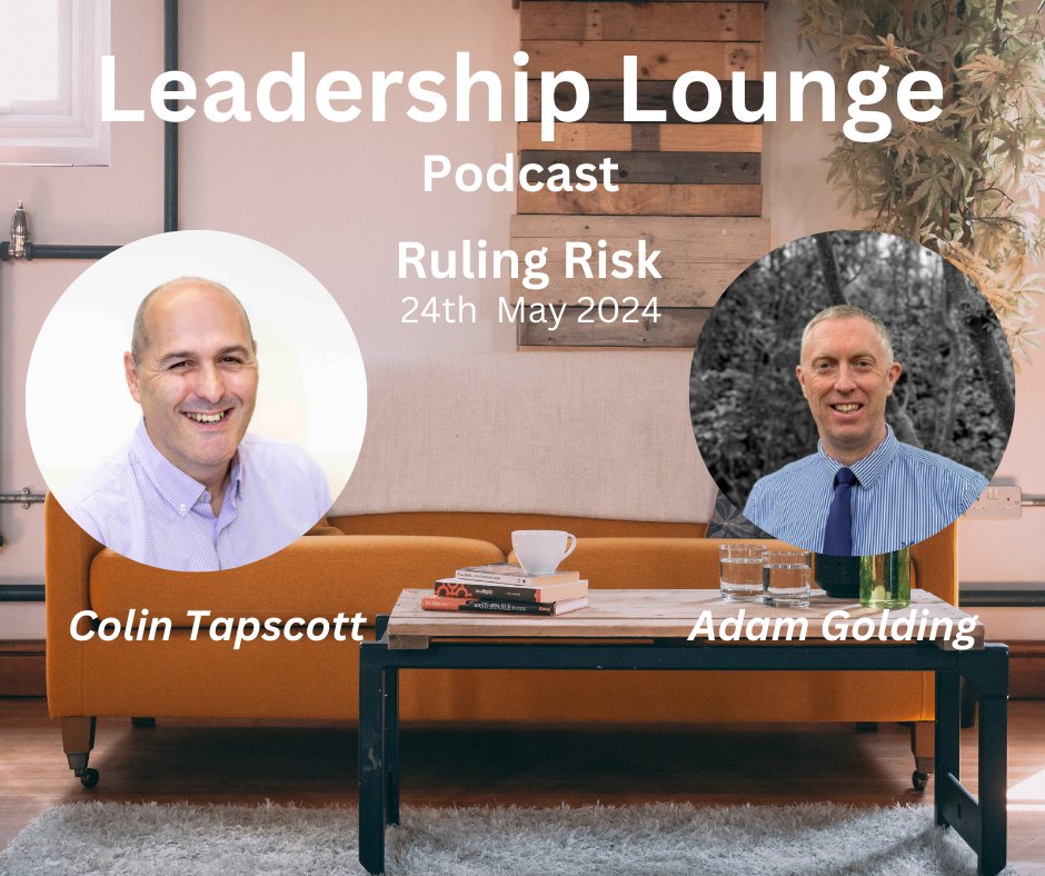 Every_DayLeader's tweet photo. Plump up a cushion and sit down in the Leadership Lounge with us. Today Adam Golding, General Manager of Electroglass, talks to Colin about our topic of 'Ruling Risk'. Tune in on all your podcast providers. https://t.co/gTry6l3vcc