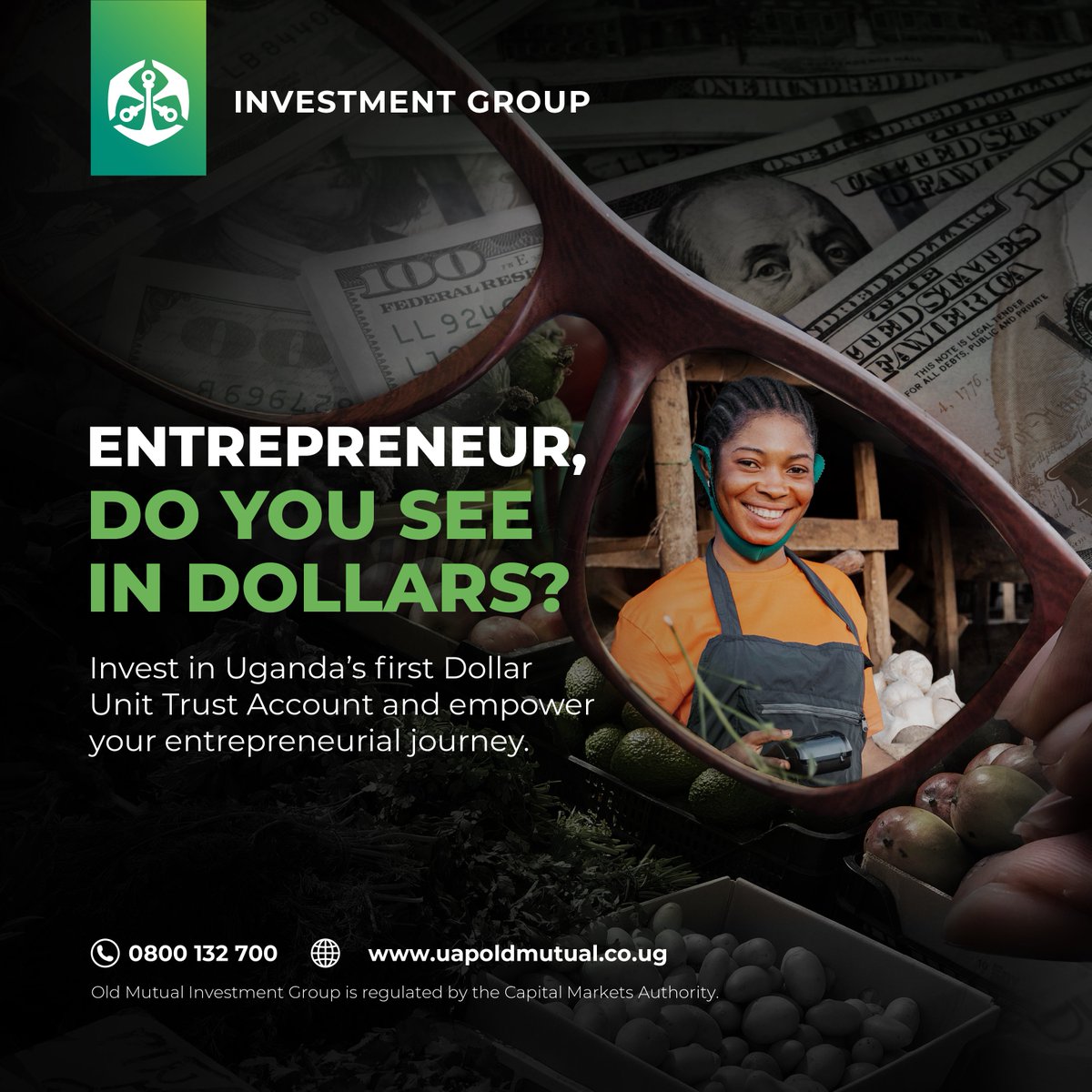 Entrepreneurs, listen up! The #DollarUnitTrust Fund offers a seamless path to diversify your investments. Stay agile in the market with flexible, transparent unit trusts. Invest now:uapoldmutual.co.ug/personal/save-…, and watch your investment grow. #TutambuleFfena