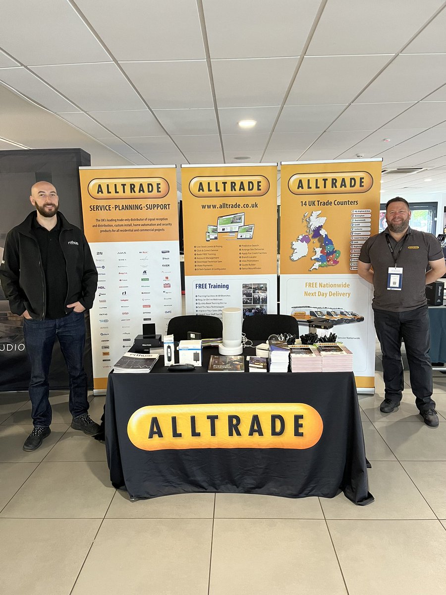 We’re ready to go here in Edinburgh for the Cedia Tech Summit. Pop along to our stand and catch up with Ronan <a href="/CEDIA_EMEA/">CEDIA EMEA</a> <a href="/Install_Mag/">Essential Install</a> <a href="/Alltrade_Ltd/">ALLTRADE</a>