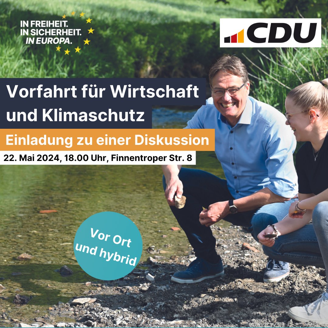 Für ein Ende der #Wirtschaftskrise braucht unsere Industrie Rückenwind. Das steht aber nicht im Widerspruch zum #Klimaschutz. Im Gegenteil. Diskutieren Sie mit! 🗣️ Dr. Christian Fröhling, #SMSGroup 🗣️ Dr. Martin Volmer, #Lhoist/#Rheinkalk Auch digital 👉 us06web.zoom.us/j/89570942421