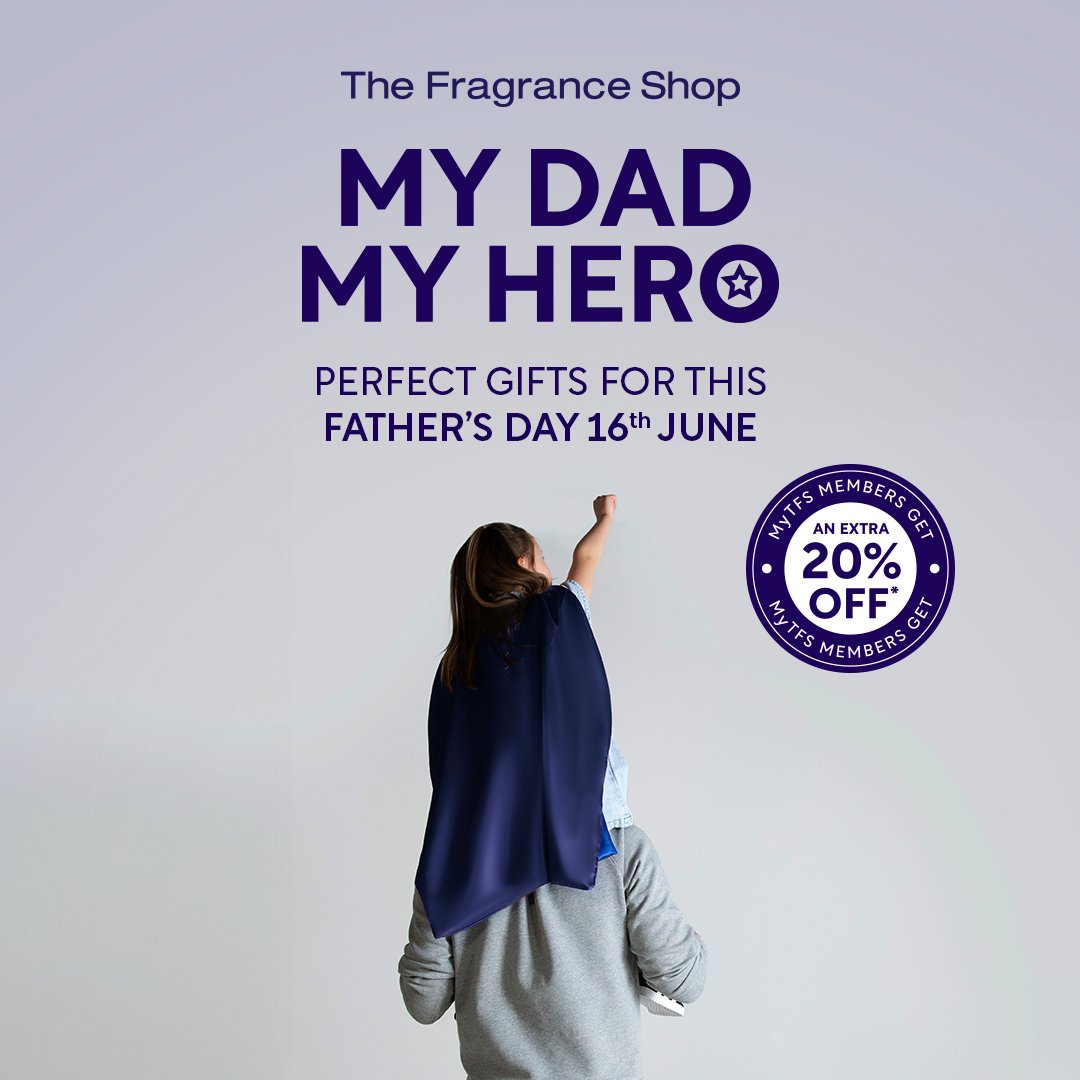 Find the perfect gift for your Hero this Father's Day with a selection of luxury scents from @FragranceShopUK
