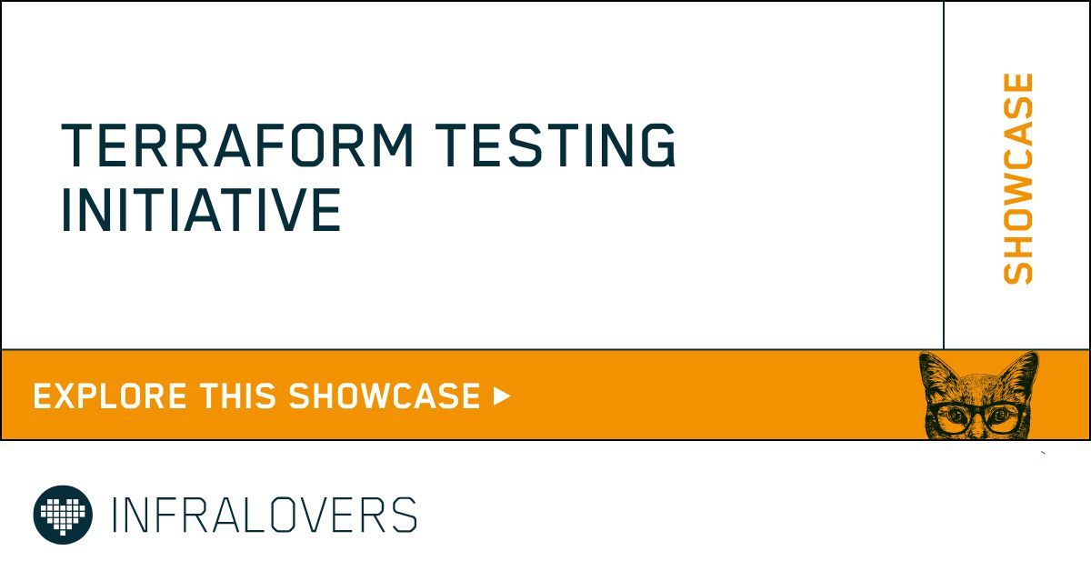 Discover how we revolutionized Terraform testing in this Infralovers showcase. Dive into innovative strategies and best practices to ensure seamless deployment. Explore now: 
buff.ly/3TqUUi7 

#TerraformTesting #DeploymentStrategies #TechExcellence