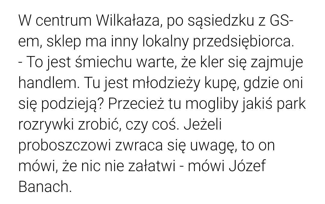 Jeśli zdarzyłaby się okazja, by zarobić parę groszy, kościół nie powiedziałby „nie” i klubowi go go. Wszak msze nie są wyprawiane w nocy, zatem roznegliżowane panie, w nocnych godzinach pląsające na stołach, nikogo nie powinny gorszyć🤷‍♀️