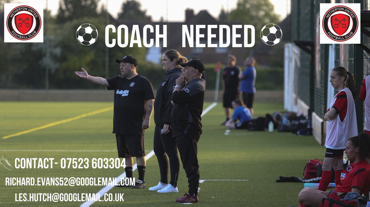 Nufcwomens's tweet image. ⚽️Coaching opportunity⚽️
Male or female coach is required for the upcoming season to work with our Women's sides.

Experienced preferred but not essential as training and support will be provided. 

For further information please get in touch⬇️