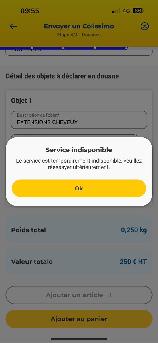 EmmanuelleAls's tweet photo. Hello @lisalaposte on fait comment en sachant que le bp me dit que c’est obligatoirement en ligne… https://t.co/ZSeYzqhGtg