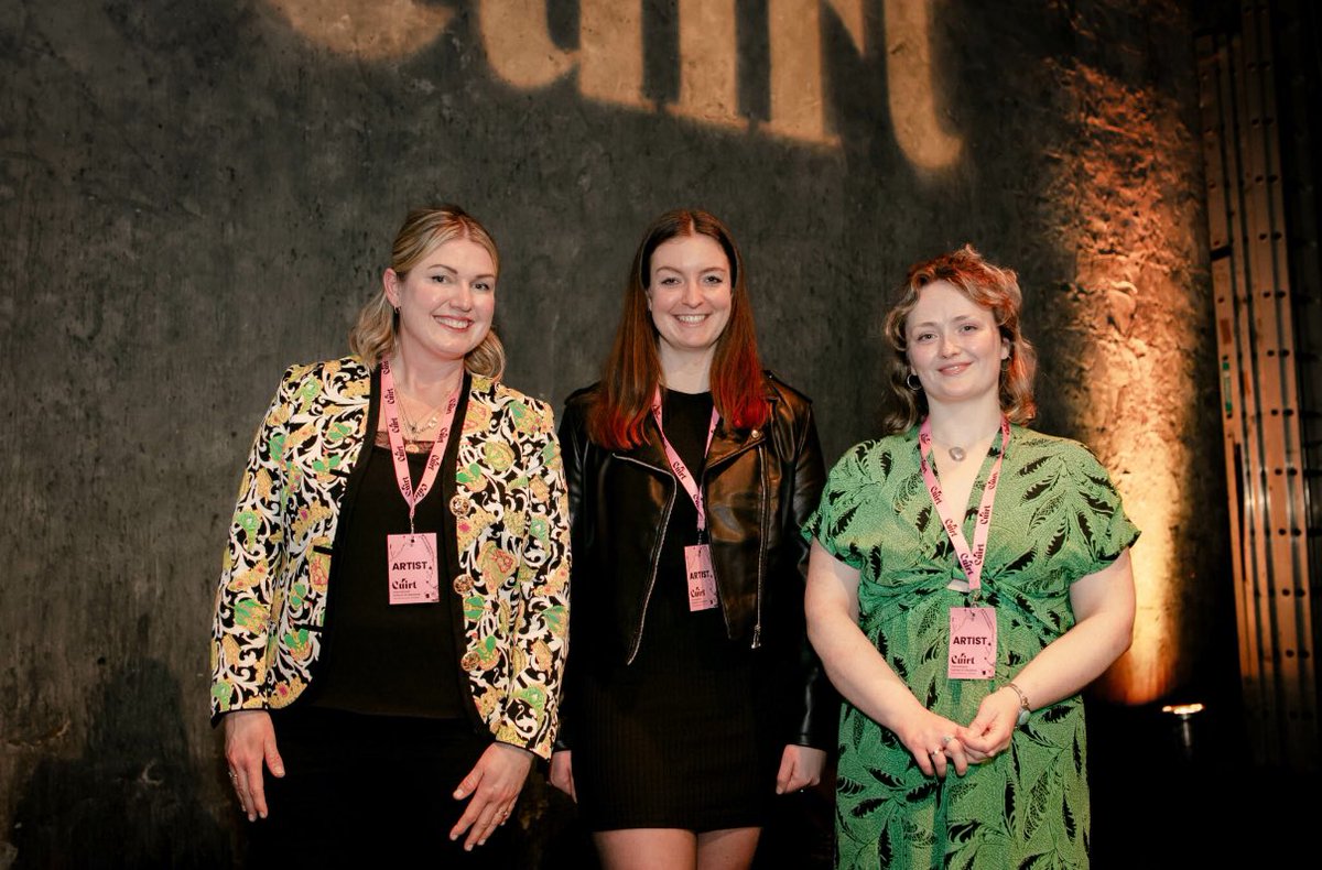 Hard to believe it’s nearly a month ago I read my @CuirtFestival poetry award winning poem in Galway with some truly brilliant writers! Well done to my fellow winners Emily Iseult Duggan & Hannah Ní Chonghaile. Thanks to @Manuela_Moser & team & to Elaine Feeney 📷 by @bridodphoto