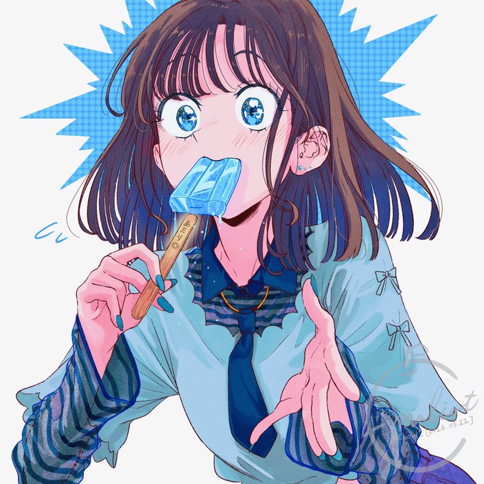 「food in mouth」 illustration images(Latest｜RT&Fav:50)