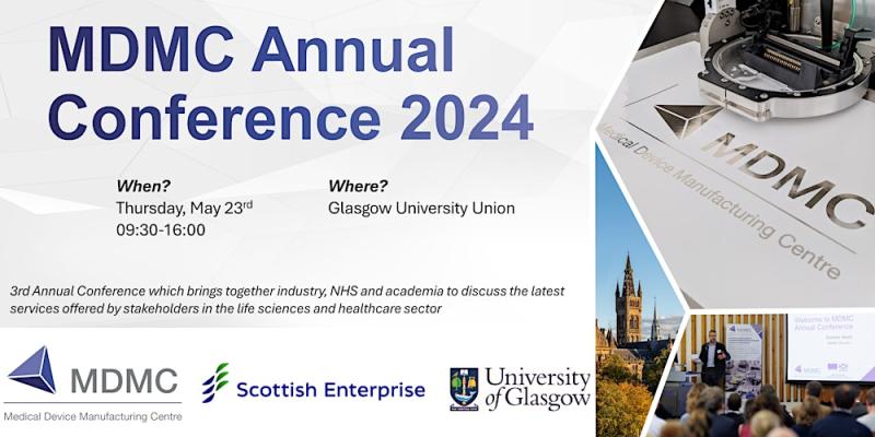 Ruaidhri Primrose & Chioma Ugwudi are looking forward to attending tomorrows @HW_MDMC at Glasgow University Union Find out more and sign up via eventbrite.co.uk/e/mdmc-annual-… #medicaldevices #medtech #medicalresearch #MDMCConference #MDMC24