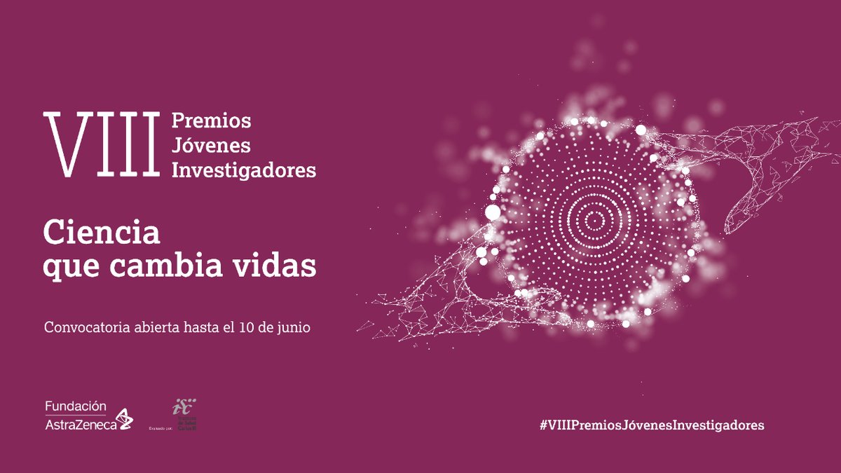 Los #VIIIPremiosJóvenesInvestigadores vuelven a contar con el apoyo del @SaludISCIII para la evaluación de los proyectos Un año más, mostramos un compromiso común al apoyo del talento científico y a la investigación para cambiar la vida de las personas i.mtr.cool/twgafetkcw