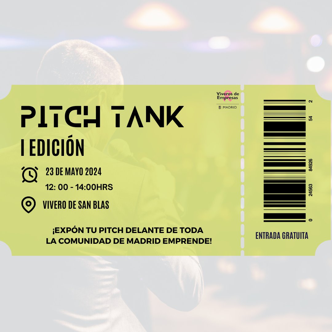 viverosanblas's tweet image. 💡👏 ¡Nos vemos mañana en el pitch tank! 🚀

📅23 mayo 🕔12:00 - 14:00
📍Vivero de San Blas
🖇️bit.ly/4d9i2d6

¡No te pierdas este evento lleno de creatividad, innovación y colaboración!

#PitchTank #emprendimiento