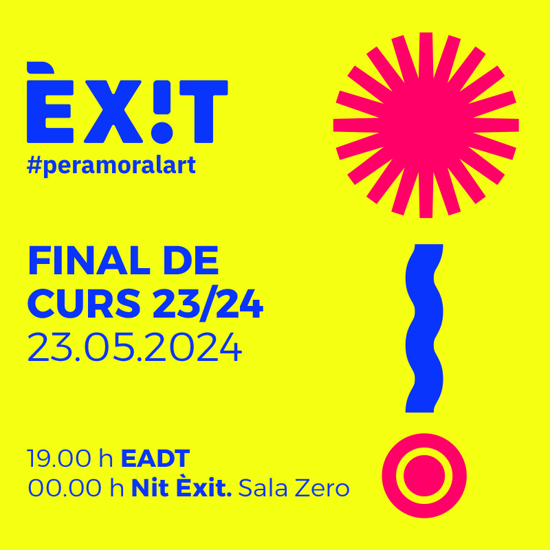 🥳El 23 de maig celebrem la jornada Èxit a l'#EADTarragona.🥳 > Al matí documental 'Dilluns', d’Anna Truyol i l’Àlvaro Sanz. > Per la tarda, festa grossa amb la drag Frida la Ter i el DJ Alexandre Bonanit   + info: dipta.cat/eadt/exit-eadt… #somEADT #Tarragona  #peramoralart.