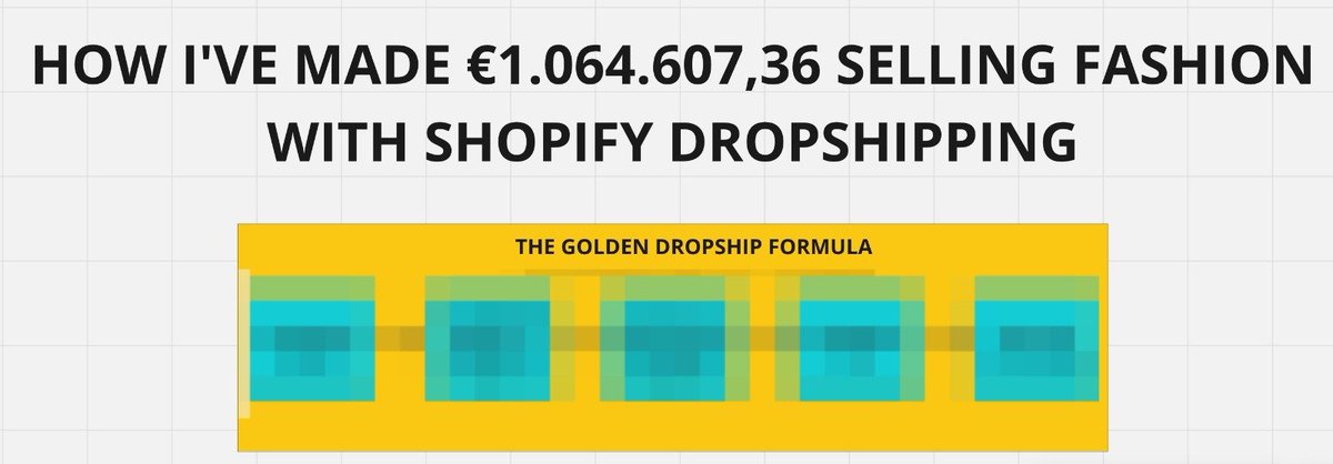 I've made €1.064.000 selling Fashion in EU on autopilot with Google Ads 🤣💀

I use a VERY simple strategy that EVERYONE can copy. 

I made a full tutorial video where I reveal the dropship strategy  👀

Simply like & retweet this post, comment 'fashion' and I'll DM it to you