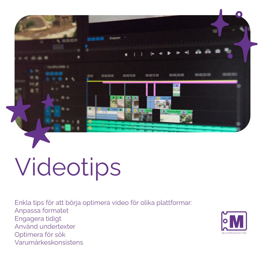 Ja, det är så enkelt att komma igång. 🎬 Vill du att dina videor ska fånga uppmärksamhet på alla plattformar? Kontakta oss för dina filmproduktionsbehov på multiproduktion.se. #videomarknadsföring #filmproduktion #crosspromotion