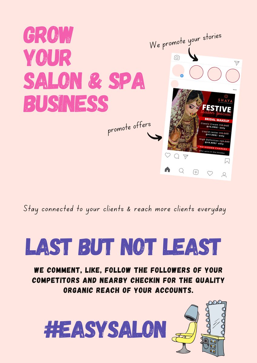 EasySoftware13's tweet image. Grow Your Spa and Salon Business With Get Easy Software

#geteasysoftware #spasoftware #salonsoftware